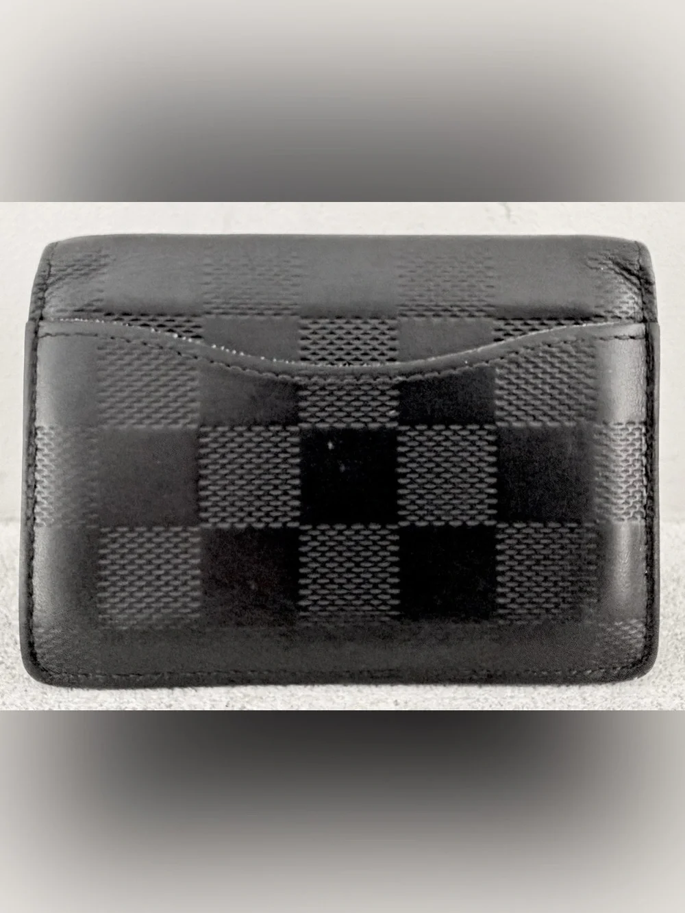 LOUIS VUITTON Damier Infini Pocket Organizer Black N63197